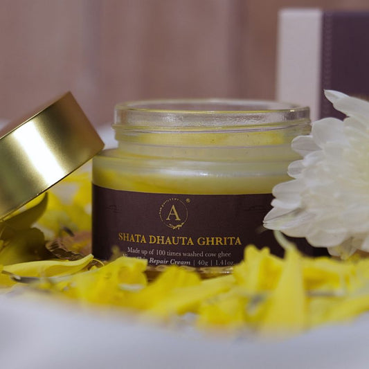 Shata Dhauta Ghrita - Skin Repair Emollment | 100 TIMES WASHED A2 COW GHEE